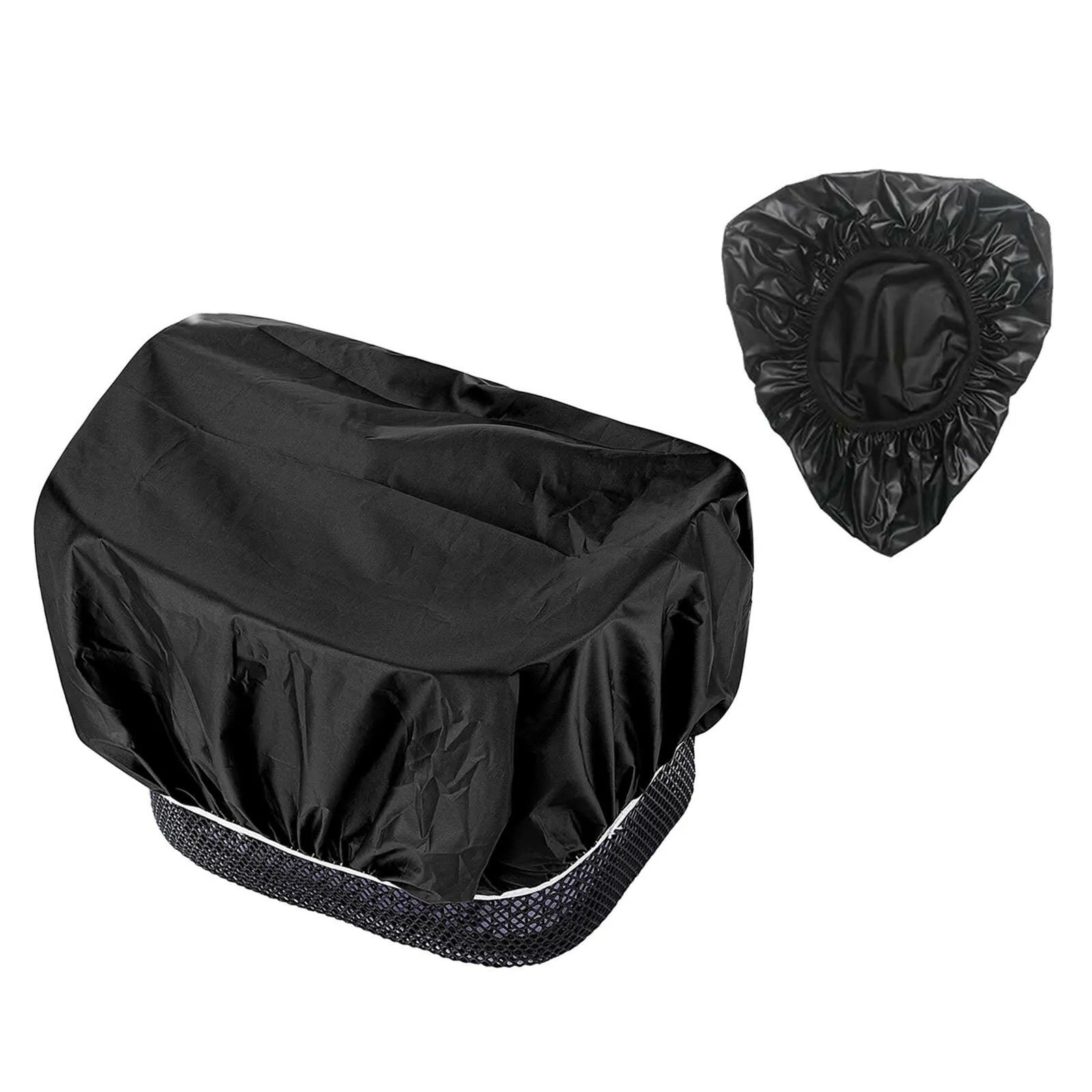 1 Pcs Waterproof Bike Basket Liner Rainproof Cover Fits For Most Bicycle Baskets Folding Waterproof Bike Bags