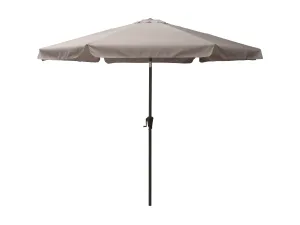 10ft Round Grey Patio Umbrella