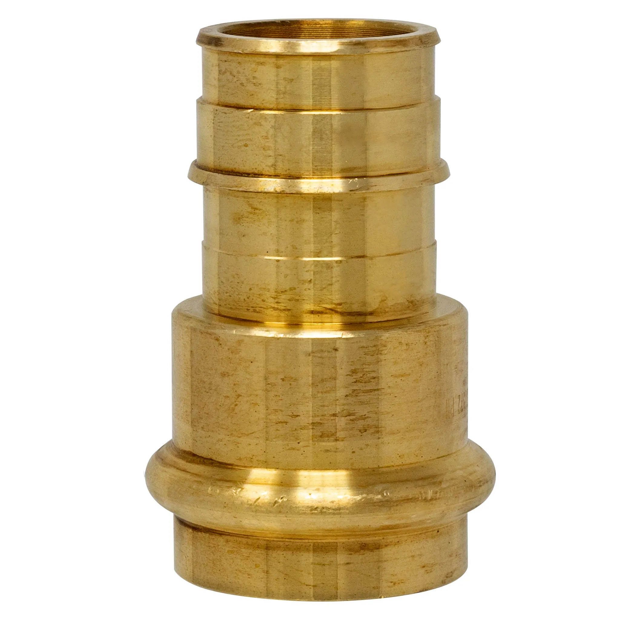 1/2" P x 1/2" PEX A (Expansion) Lead Free Brass Press Fitting Adapter F1960, ProPress Compatible