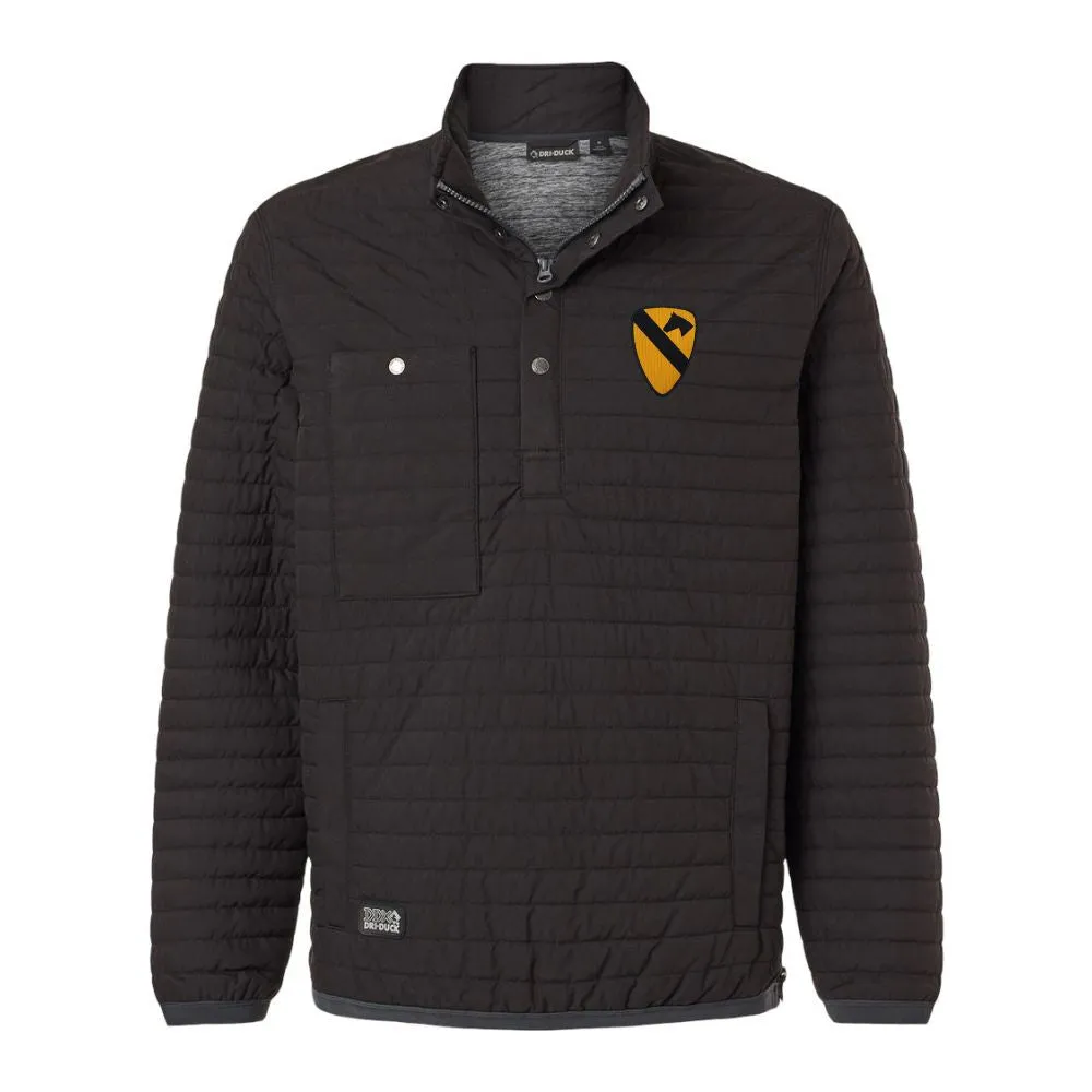 1st Cavalry Dri-Duck Keystone Quilted Pullover