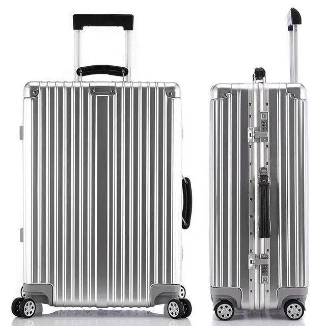 20'24'26'28' Aluminum Frame Spinner Luggage Carry-On Cabin Tsa Scratch Resistant Travel Trolley