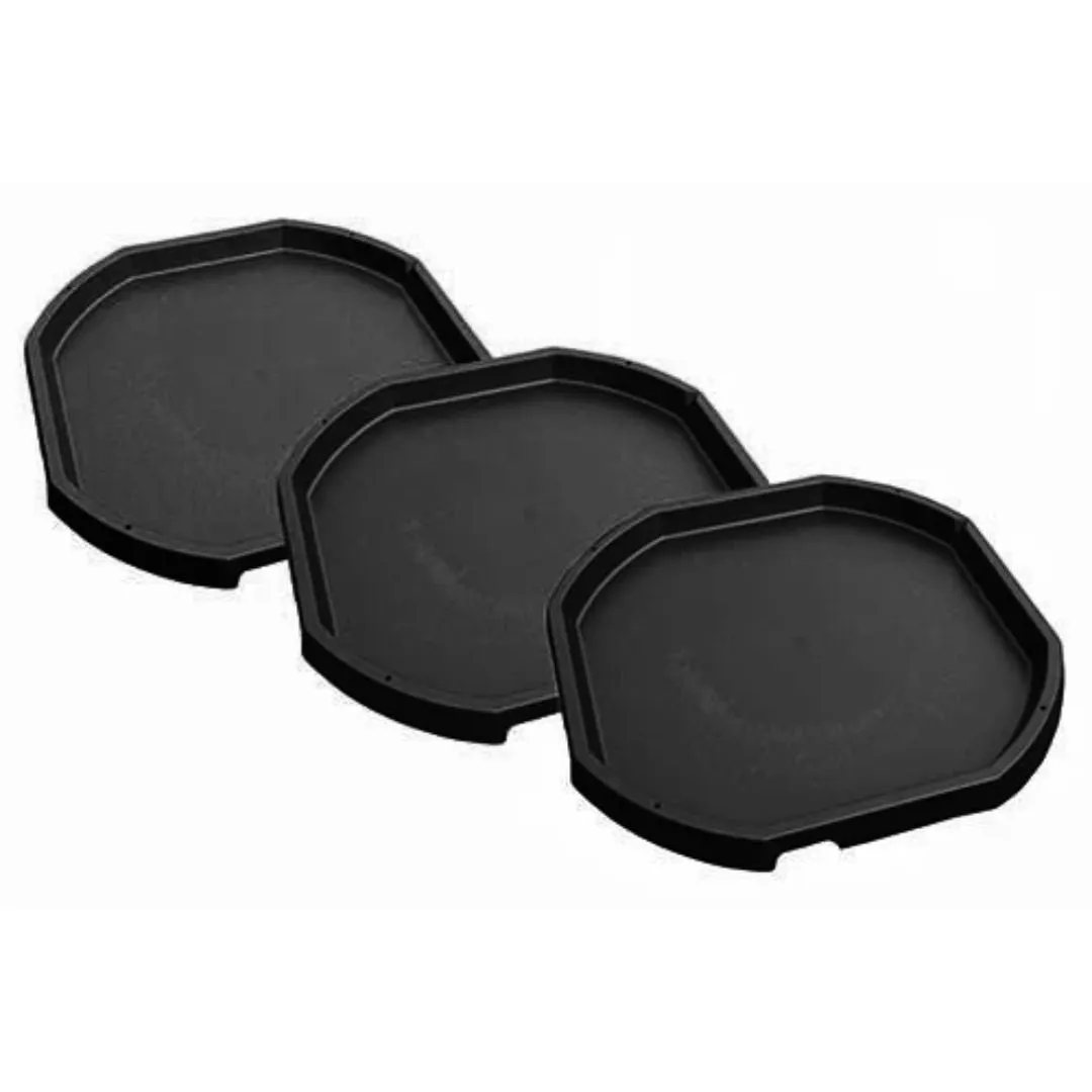 3-Pack Active World Tuff Tray - Black (trays only)