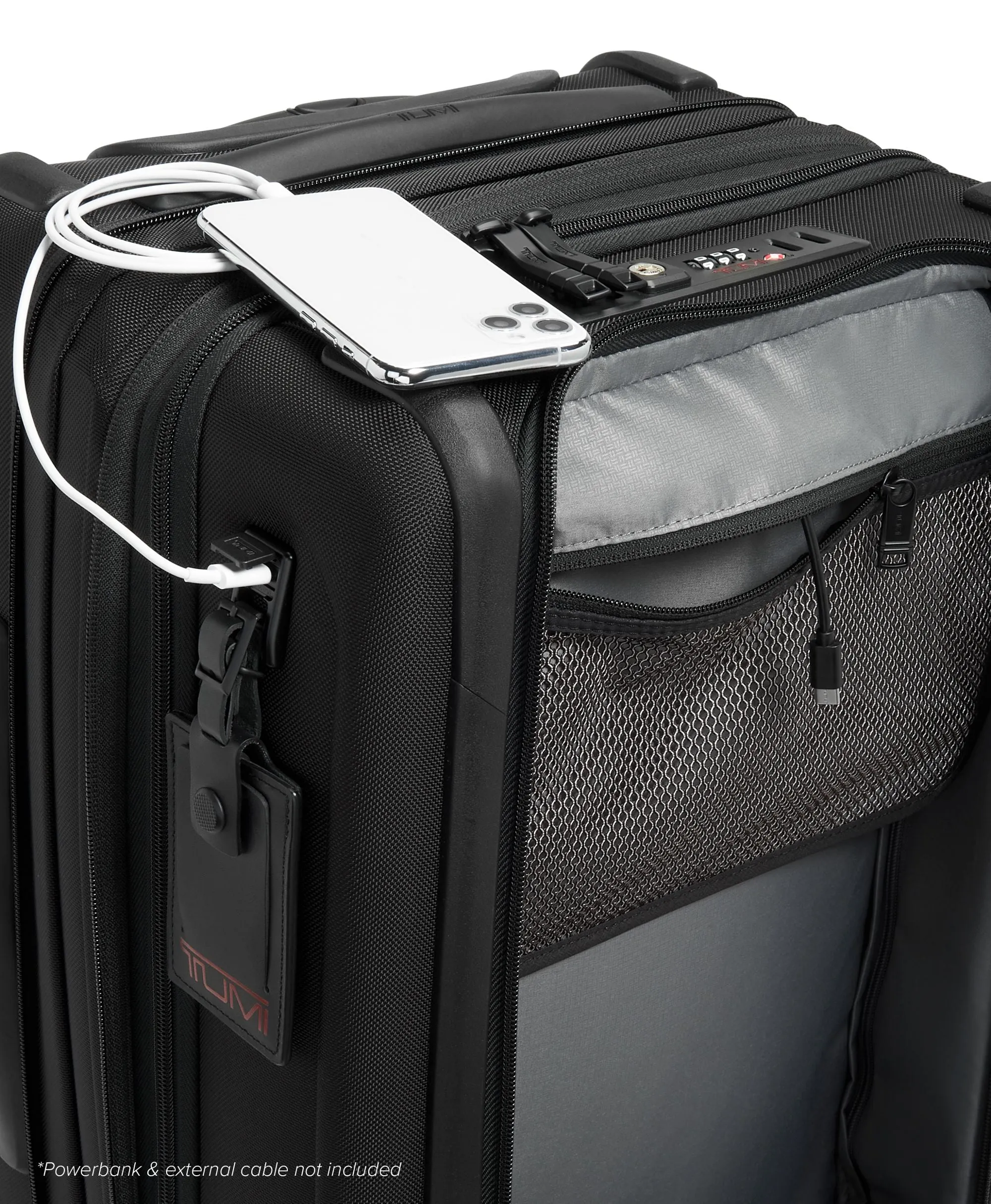 ALPHA International Dual Access 4 Wheeled Carry-On