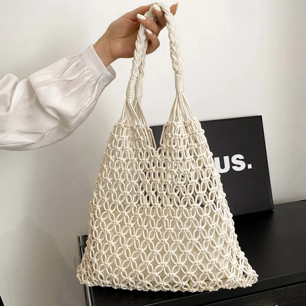 Amara Chic Crochet Tote Bag