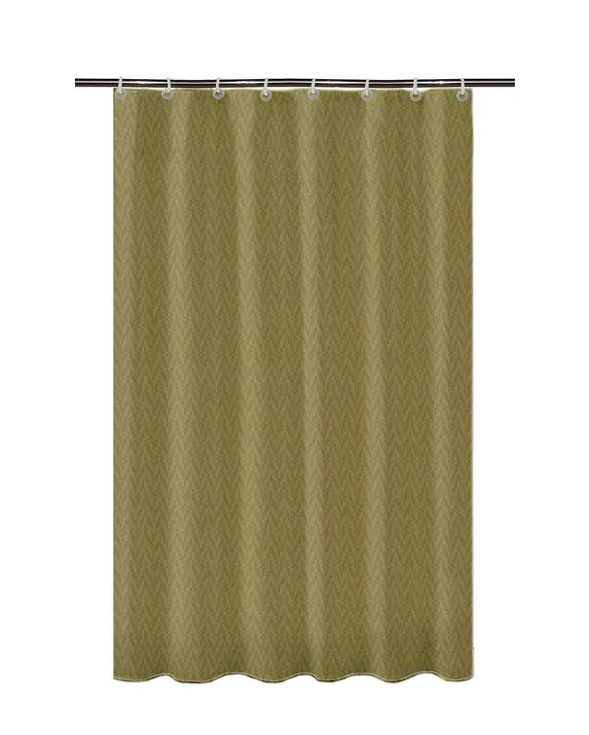 Arrow Pattern Polyester Shower Curtains With 12 Metal Eyelets & C Hooks | 6 X 6.5 Ft