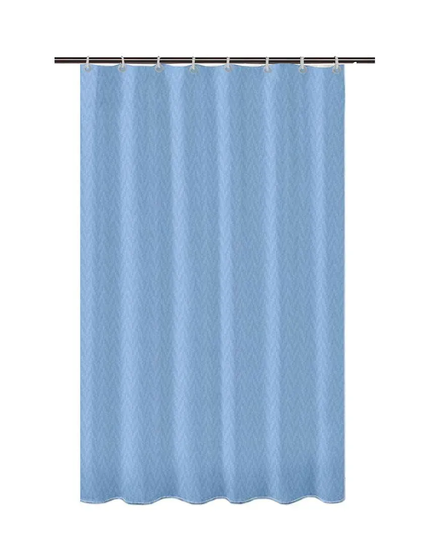 Arrow Pattern Polyester Shower Curtains With 12 Metal Eyelets & C Hooks | 6 X 6.5 Ft