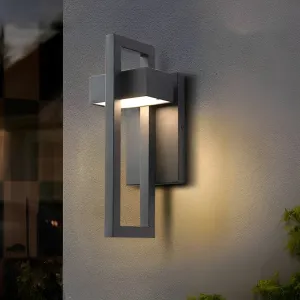 AstraGlow Licht - Lässiges Outdoor-Wandleuchte mit Schraubenmontage