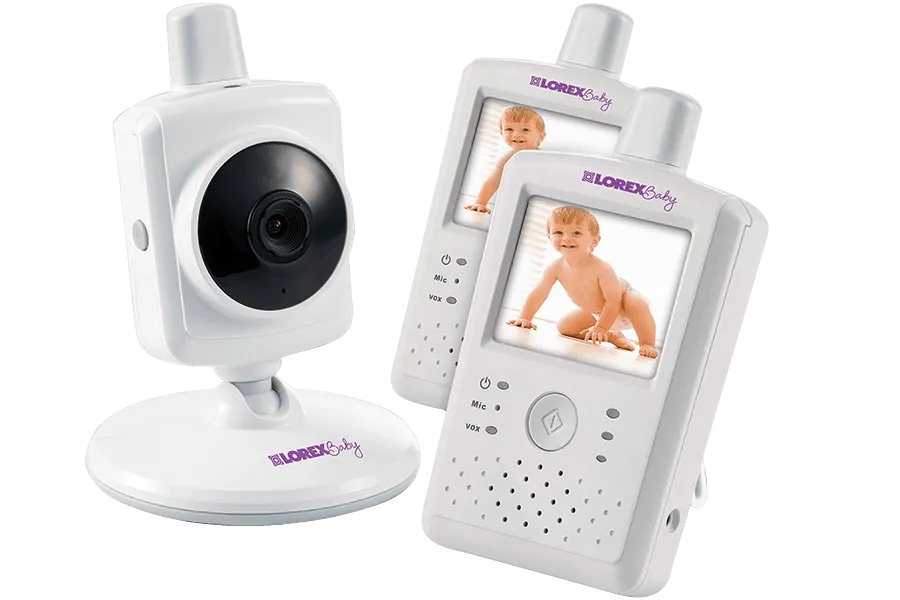 Baby monitor with 2 handheld monitors