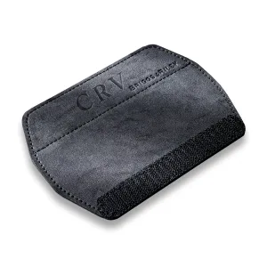 Black Synthetic Suede Top Carry Handle Wrap