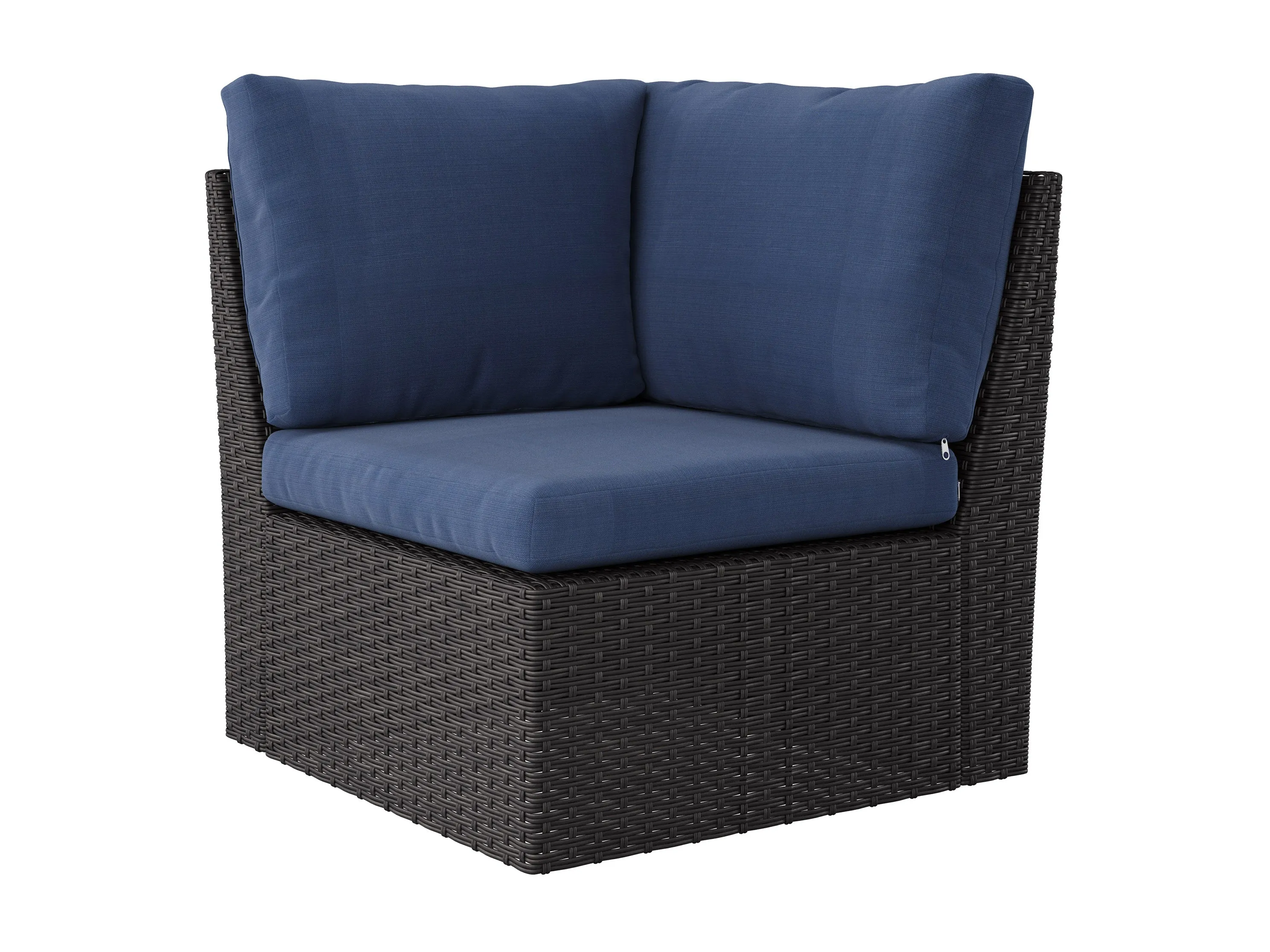 Blue Outdoor Sectional Corner Chair