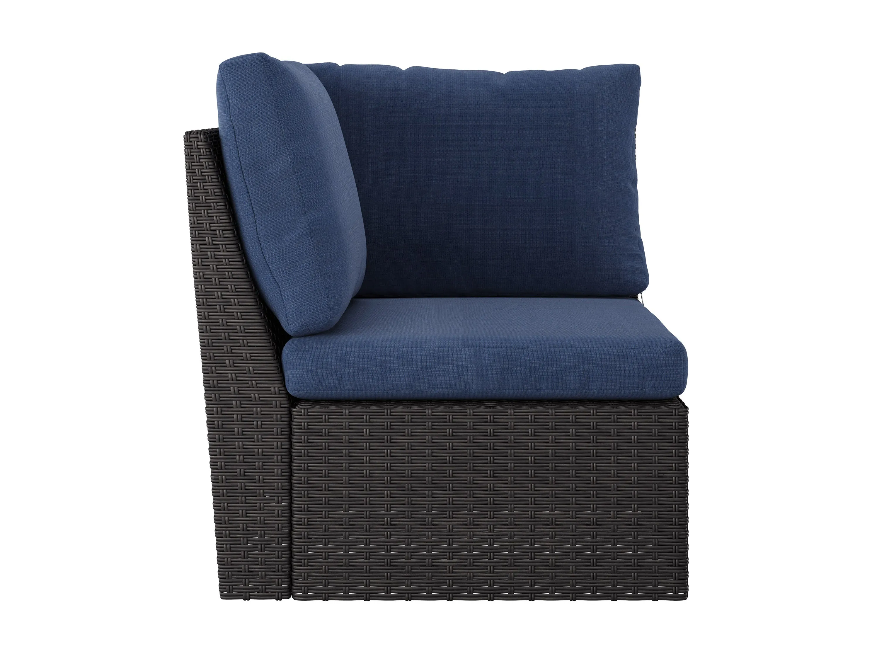 Blue Outdoor Sectional Corner Chair