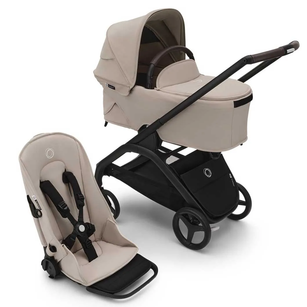 Bugaboo Dragonfly Essential Bundle - Black/Desert Taupe