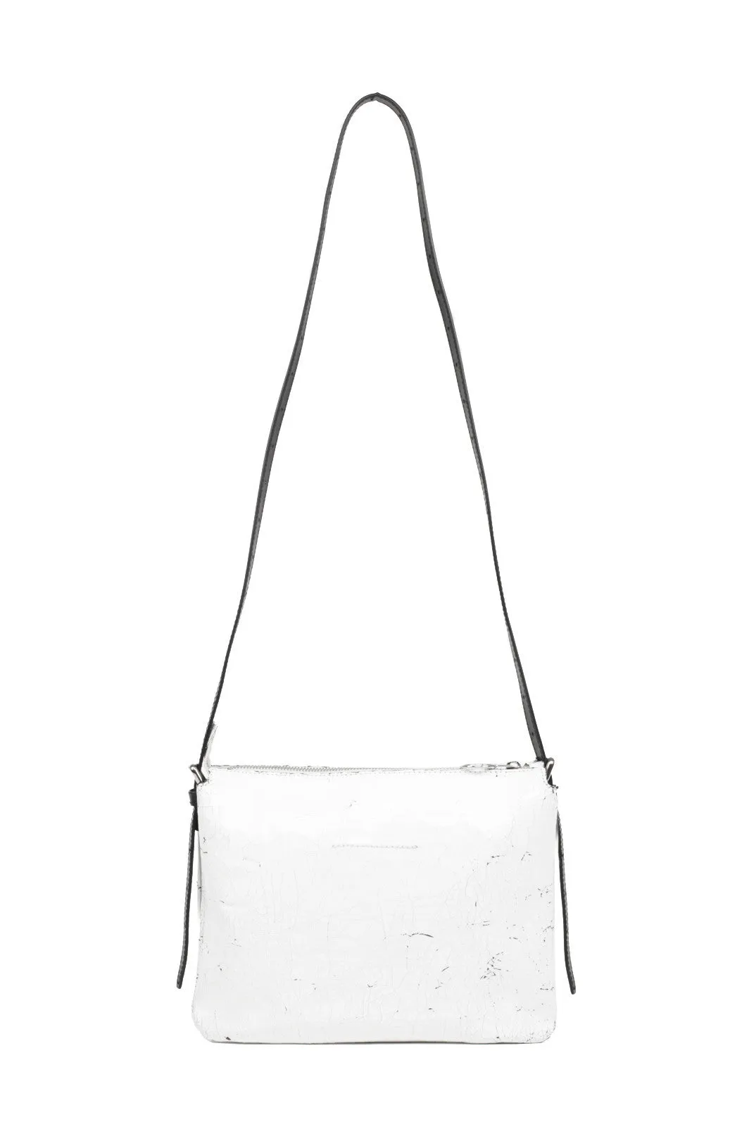 Cracked Effect Crossbody Bag