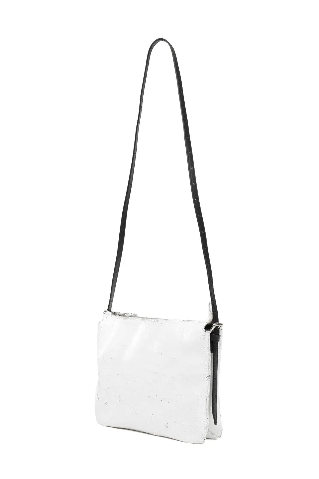 Cracked Effect Crossbody Bag