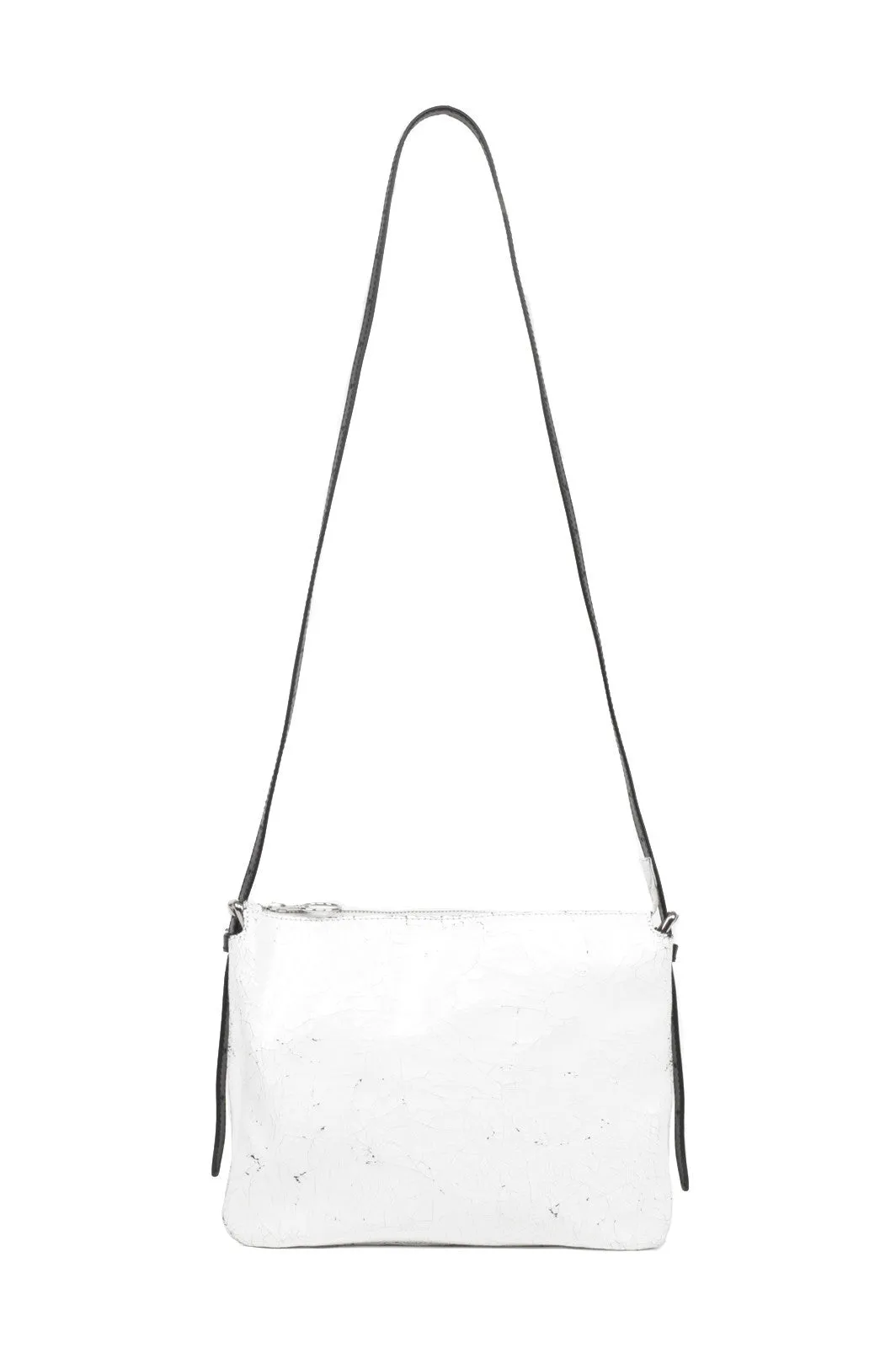 Cracked Effect Crossbody Bag