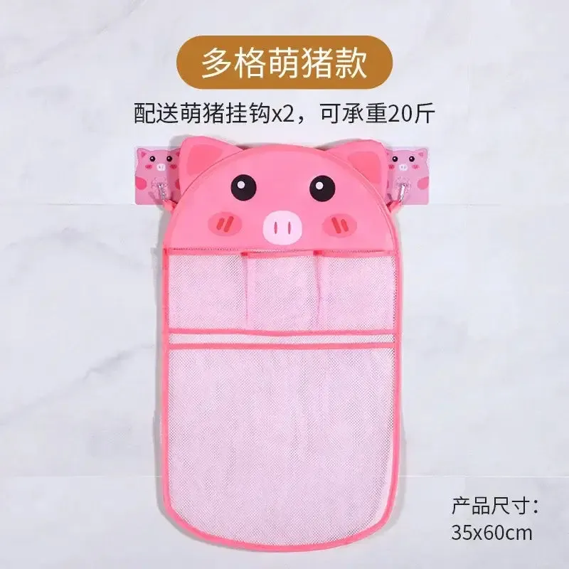 Cute Cartoon Transparent Bath Toy Holder