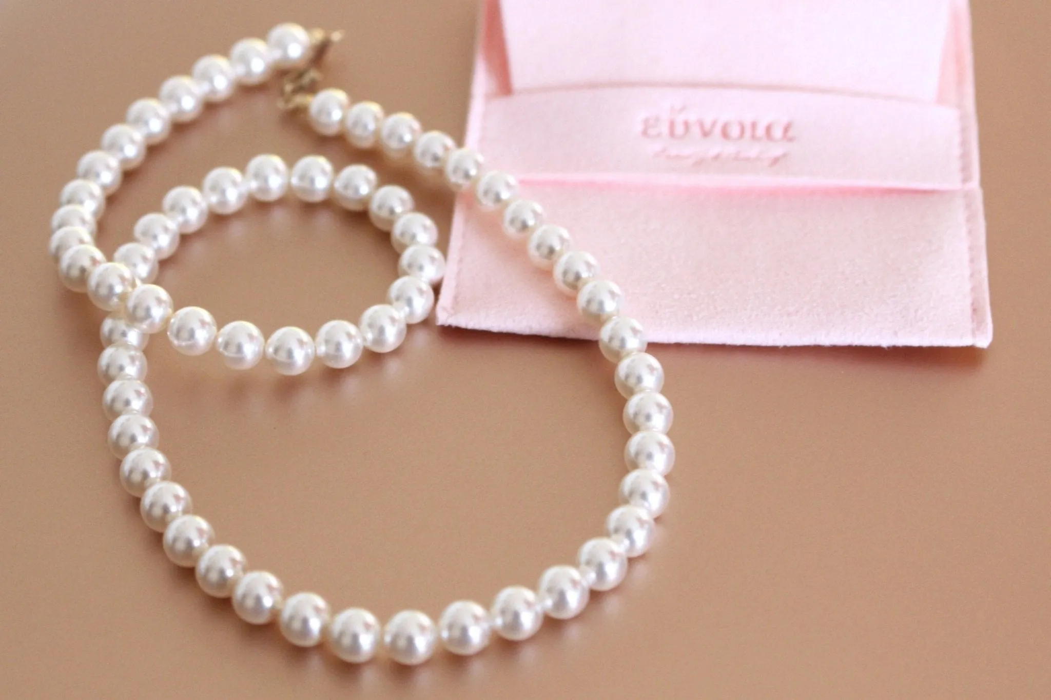 Diana Timeless Lustrous Pearl Chain Necklace | Wedding & Prom