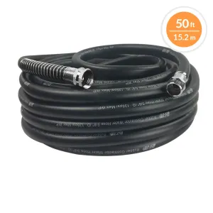 DuraDrive GG5850F 5/8 in. x 50 ft. Black Nitrile Garden Hose