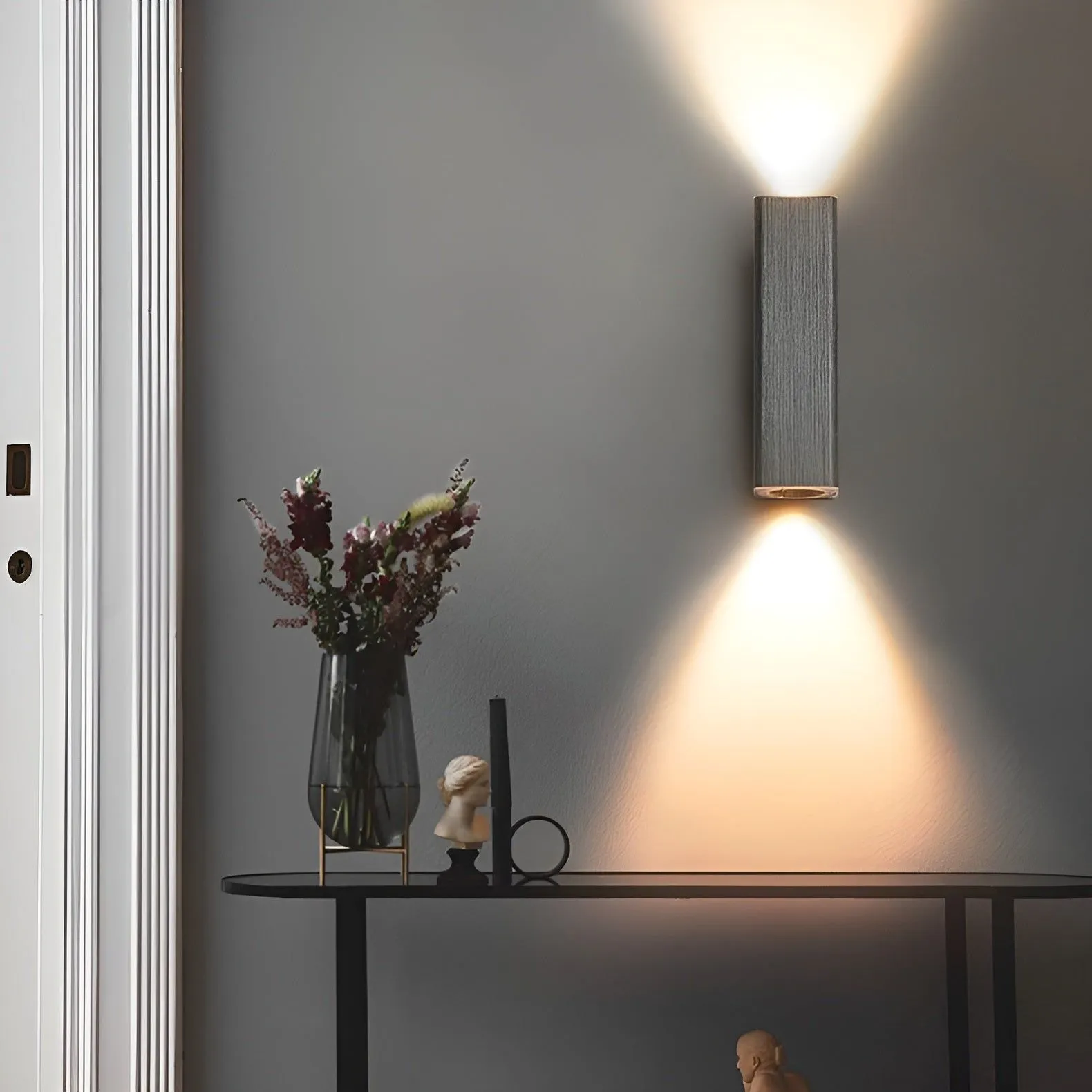 GlamourAisle Light – Nordic Minimalist Rectangular LED Wall Light