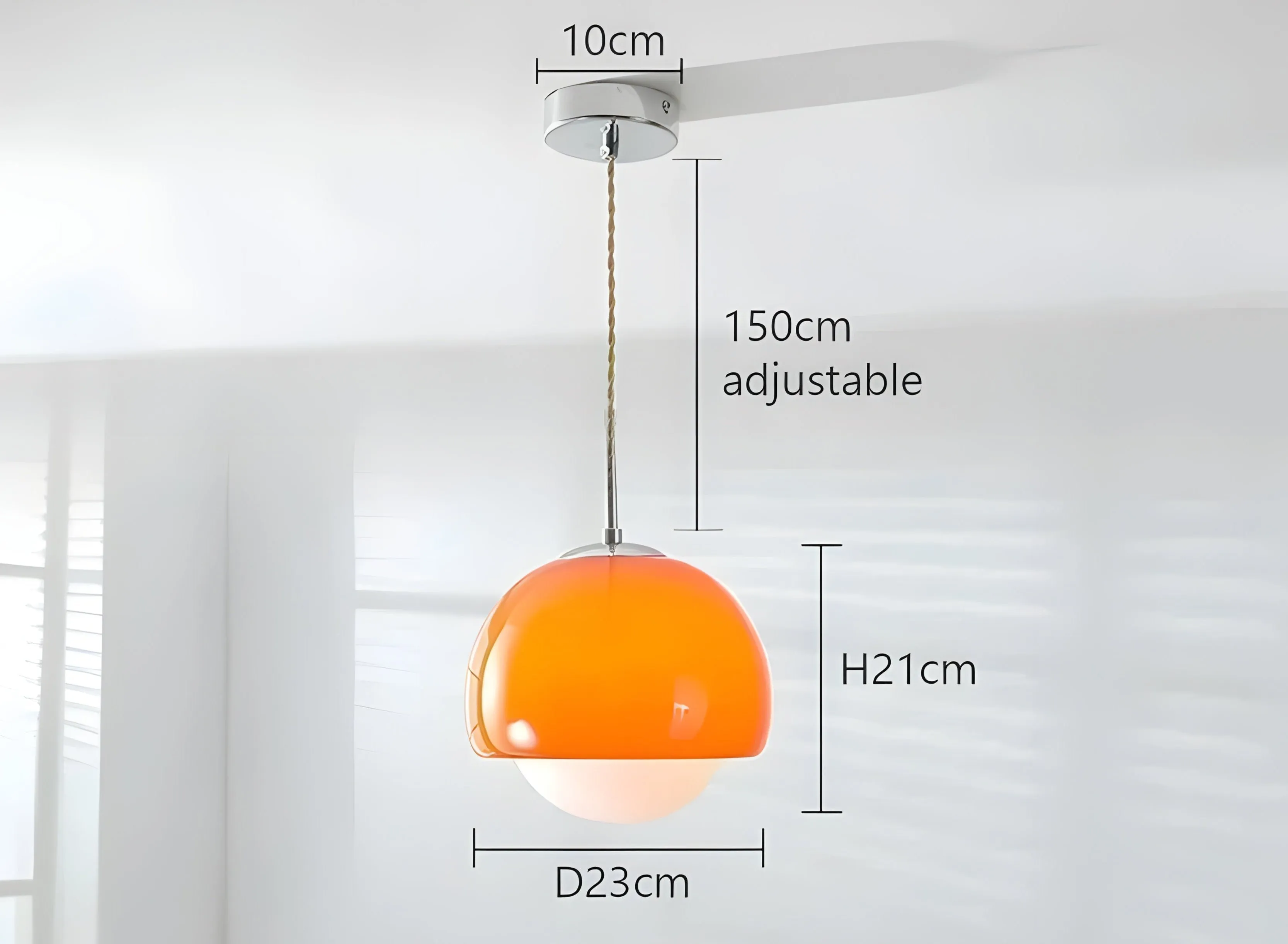 GlobeLuxe Light - Retro Glaskugel Pendelleuchte