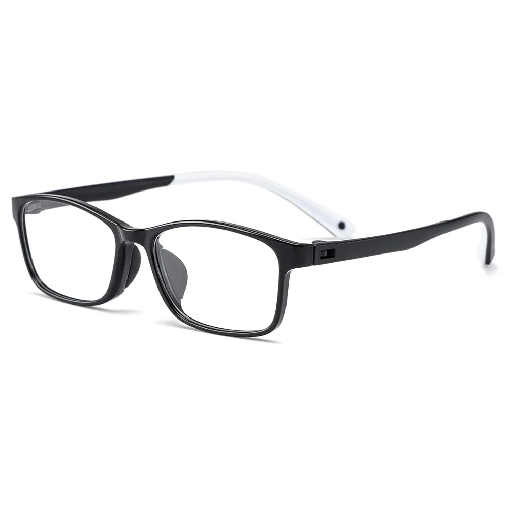 Gmei Men's Full Rim Small Square Tr 90 Eyeglasses M2087