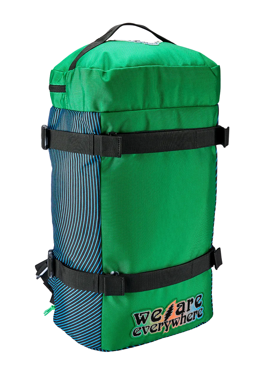 Grateful Dead Escape Duffel 45L - Black / Blue / Green