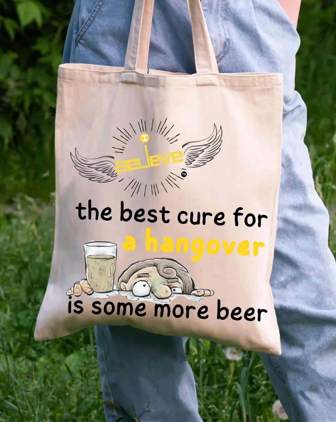 I Believe in Beer Daily Thaila -  Canvas Reusable Bags