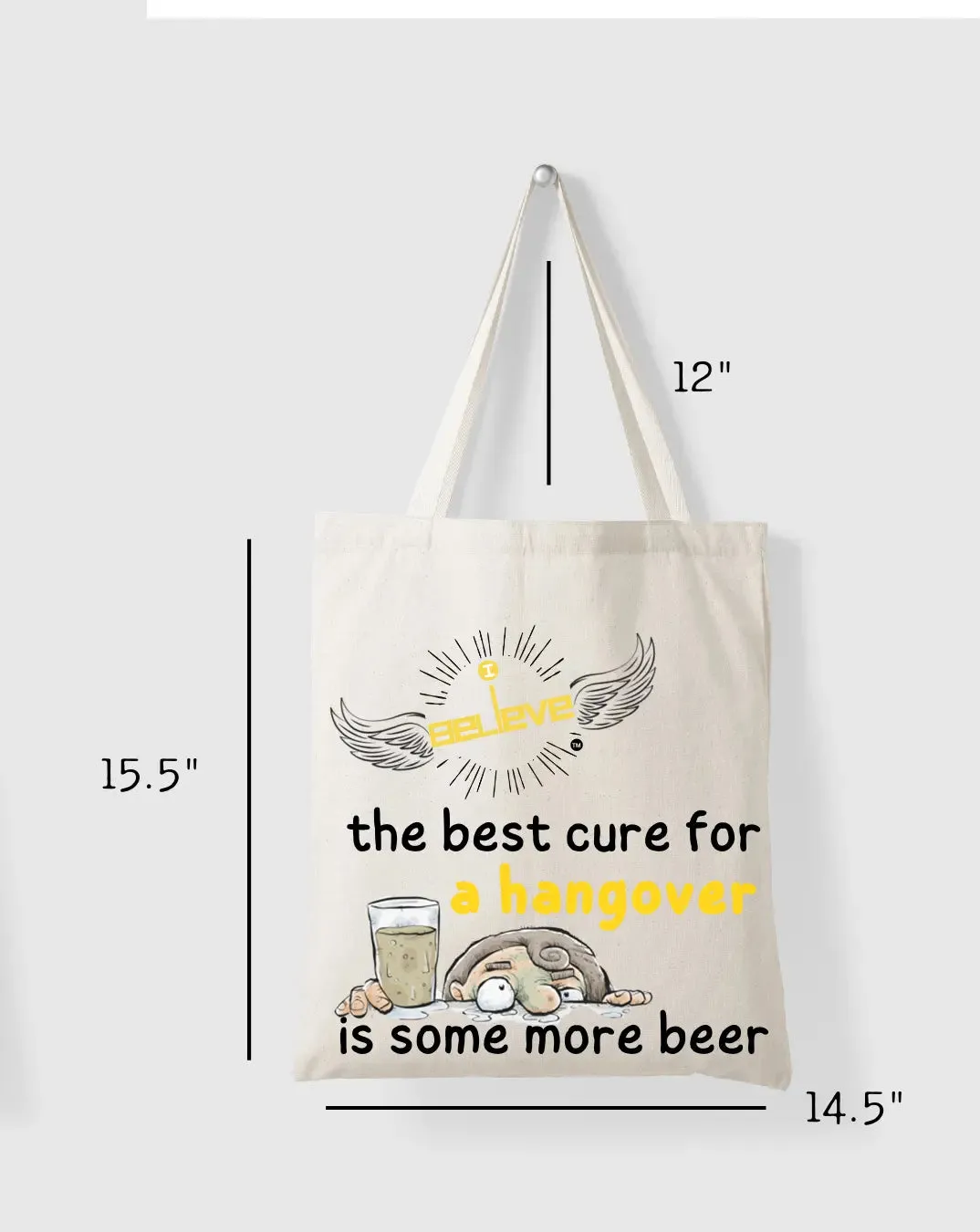 I Believe in Beer Daily Thaila -  Canvas Reusable Bags