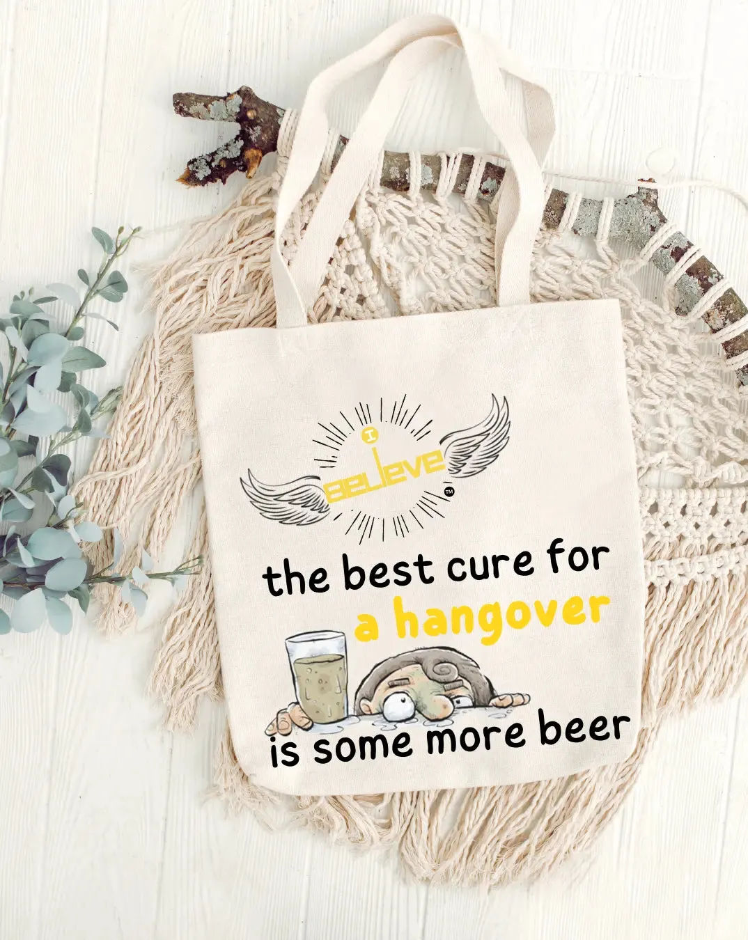 I Believe in Beer Daily Thaila -  Canvas Reusable Bags