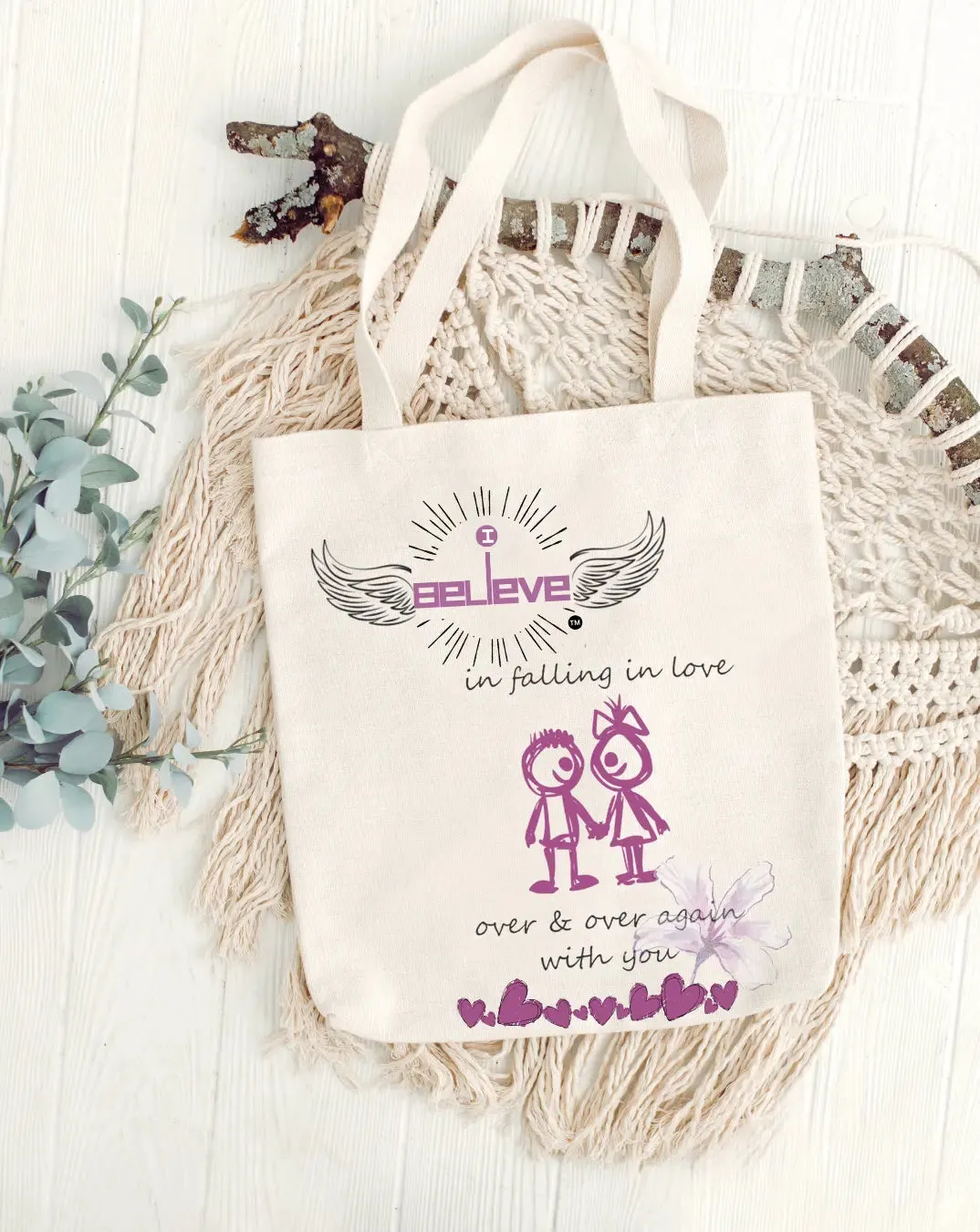 I Believe in You Daily Thaila -  Canvas Reusable Bags