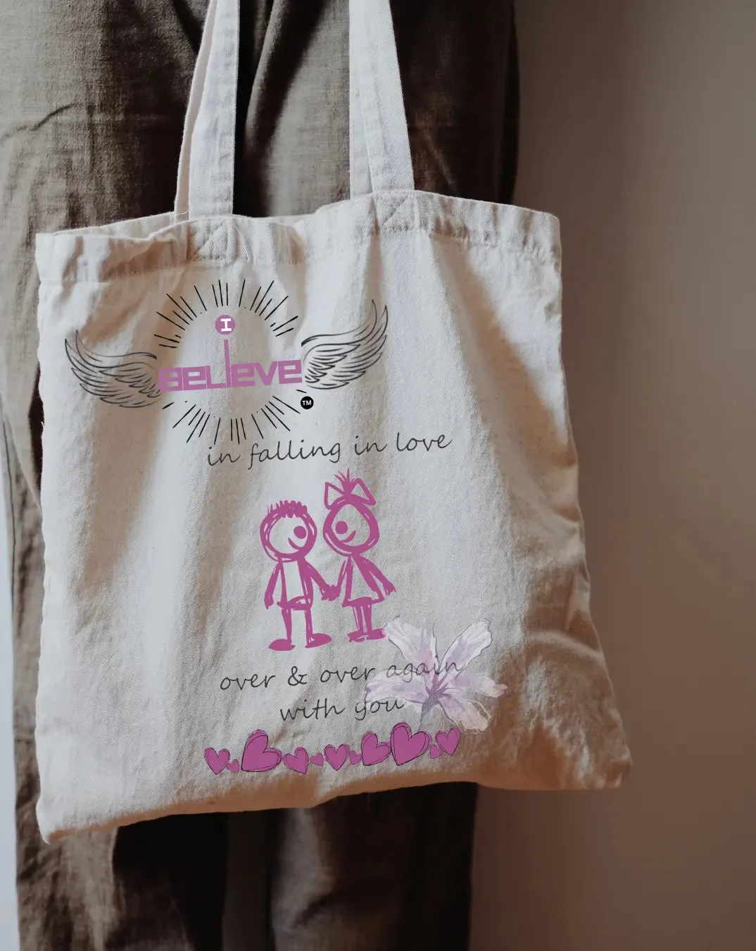 I Believe in You Daily Thaila -  Canvas Reusable Bags