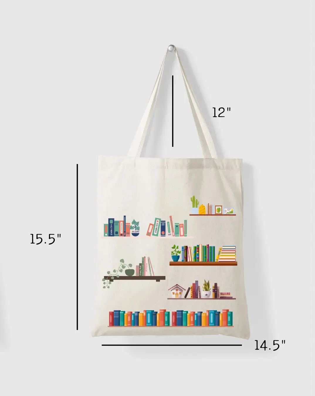 Love for reading -  Canvas Reusable Bags