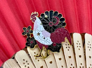 Lunar Animals Rooster Pin