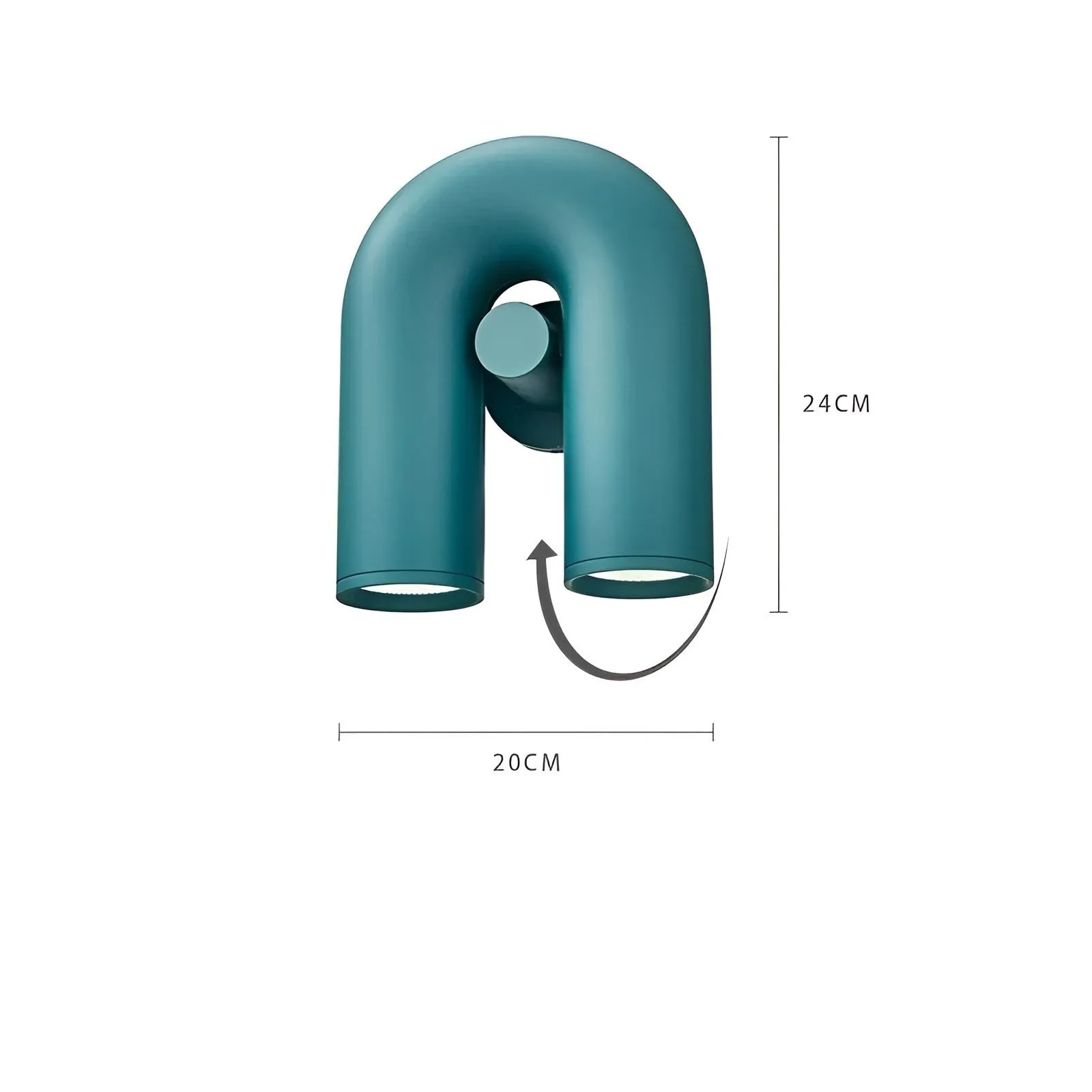 LuxeWave Light – Modernes U-förmiges LED-Wandleuchte