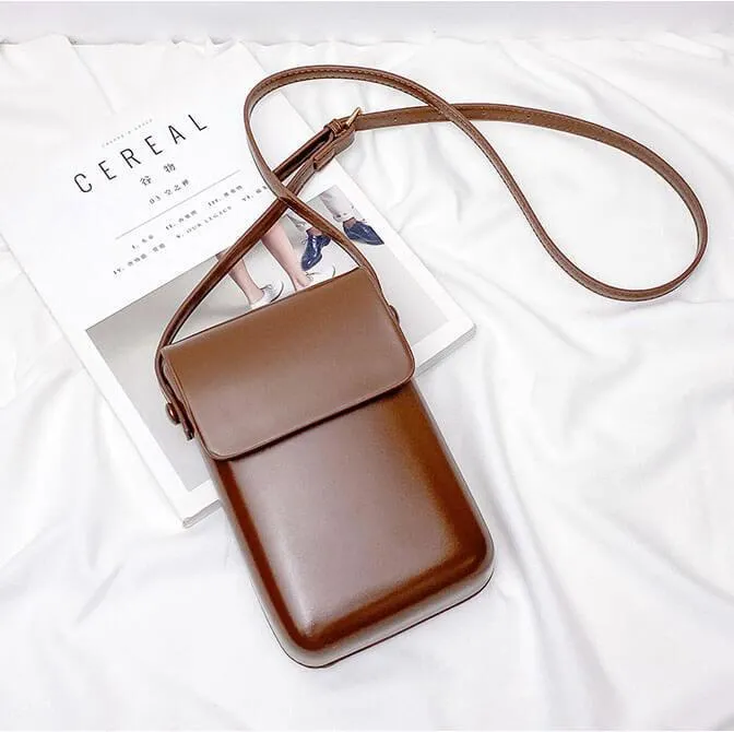 Luxury Crossbody Flap Leather Bag