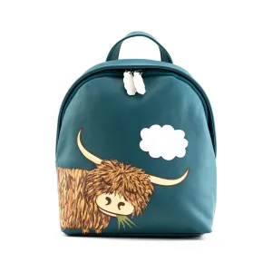 Mala Leather Green Bella Backpack