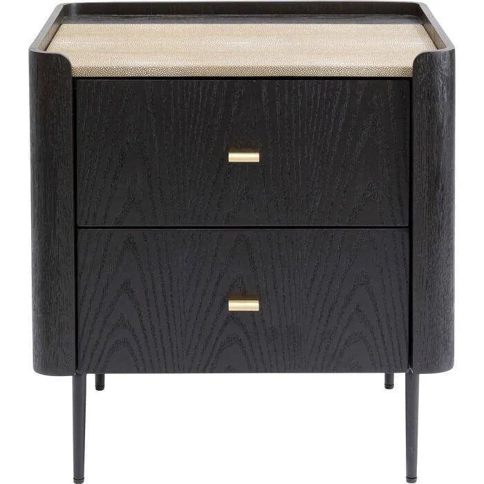 Milano Black/Brown Small Dresser