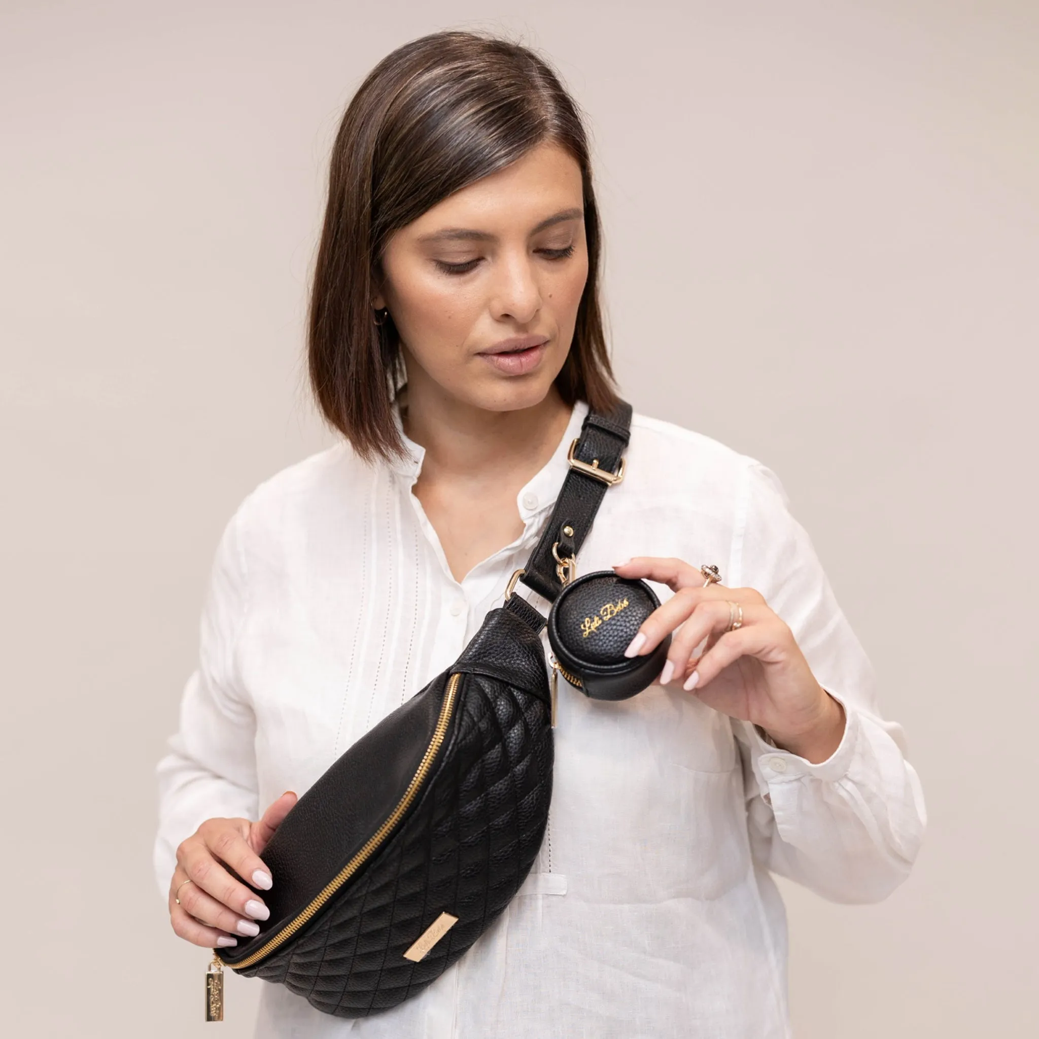 Monaco Sling Bag | Ebony Black