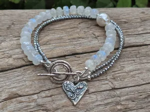 Moonstone Multi Strand Bracelet