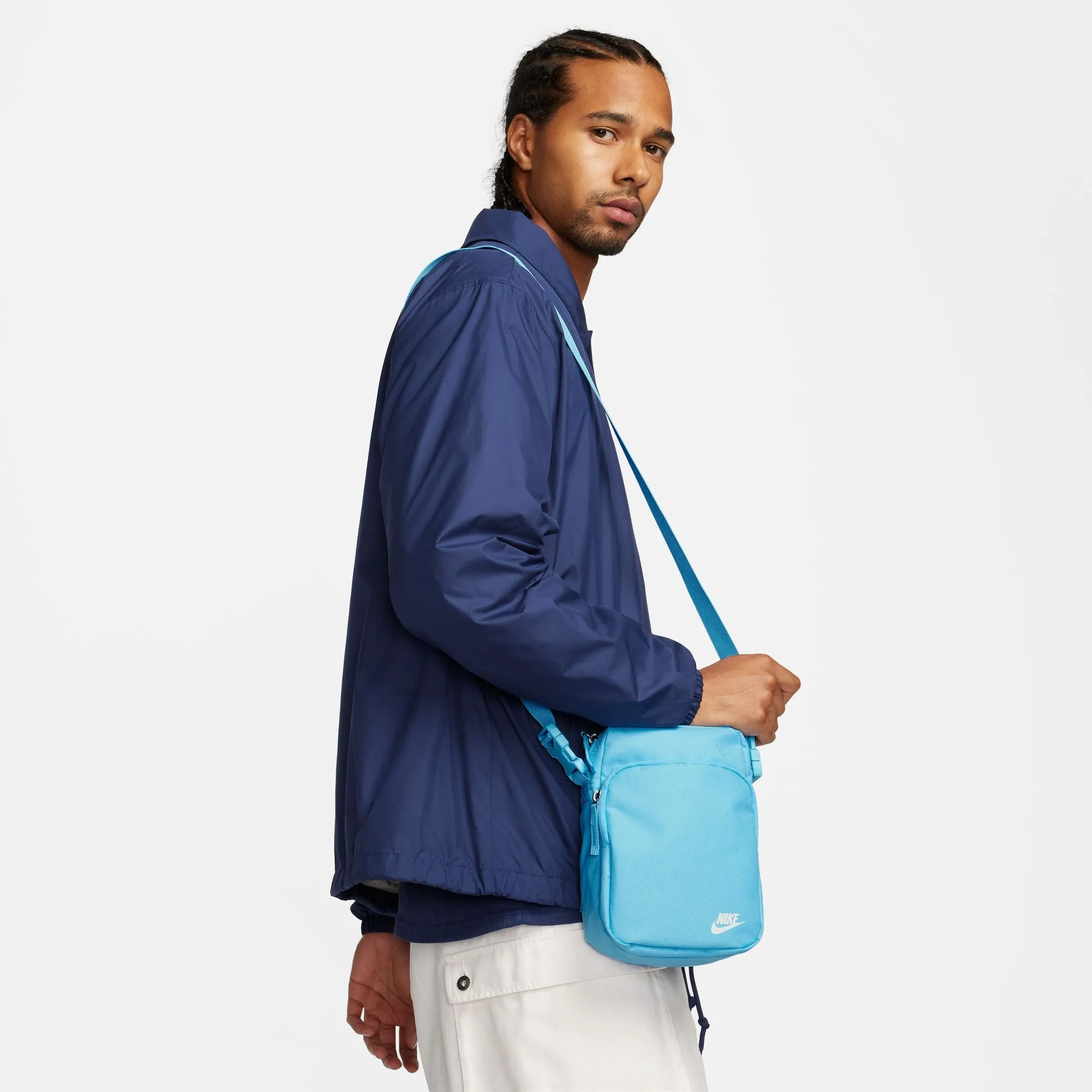 Nike Heritage Shoulder Bag - Aquarius Blue/Sail