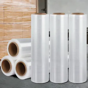 Oil, Dirt, Water-Resistant Stretch Film 6 Rolls - Clear