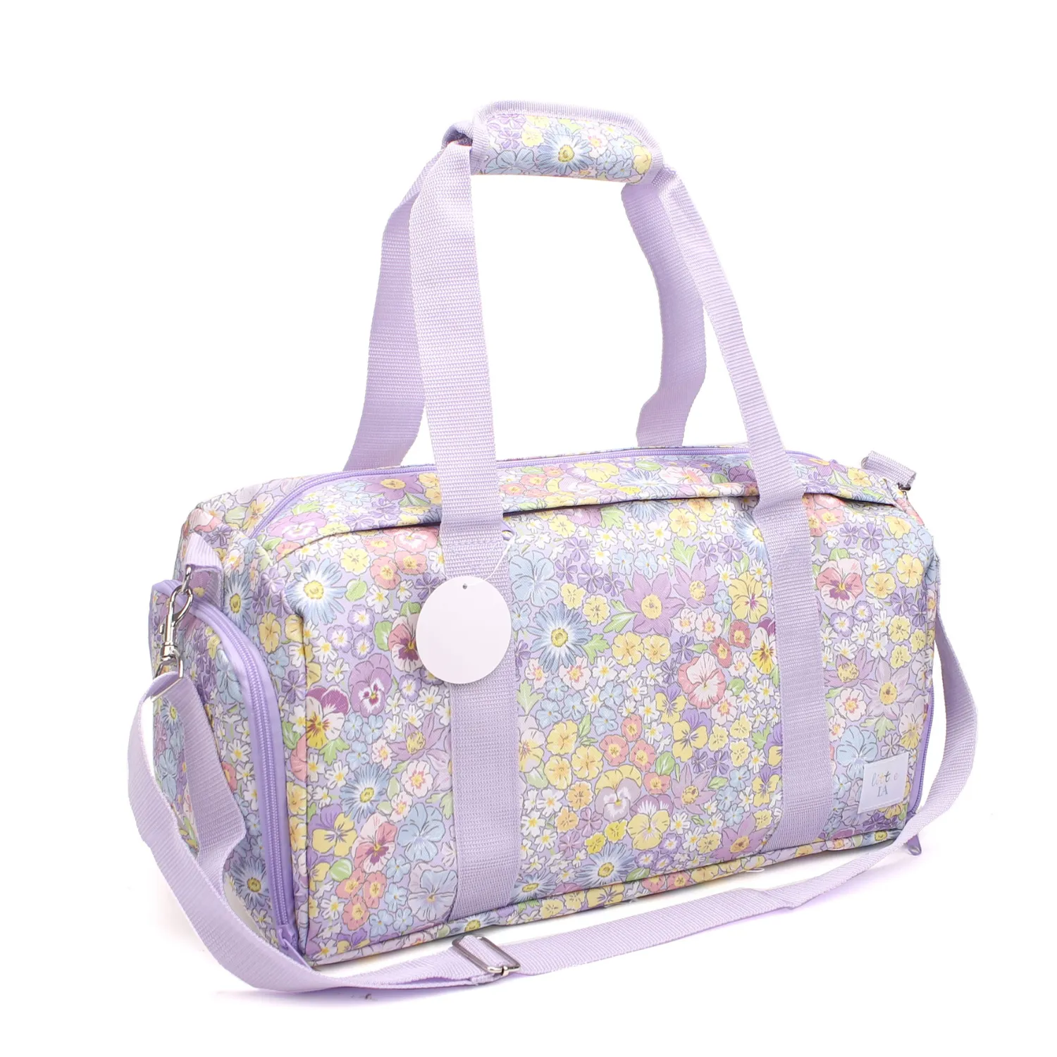 Personalised Enchanted Floral Duffle Bag