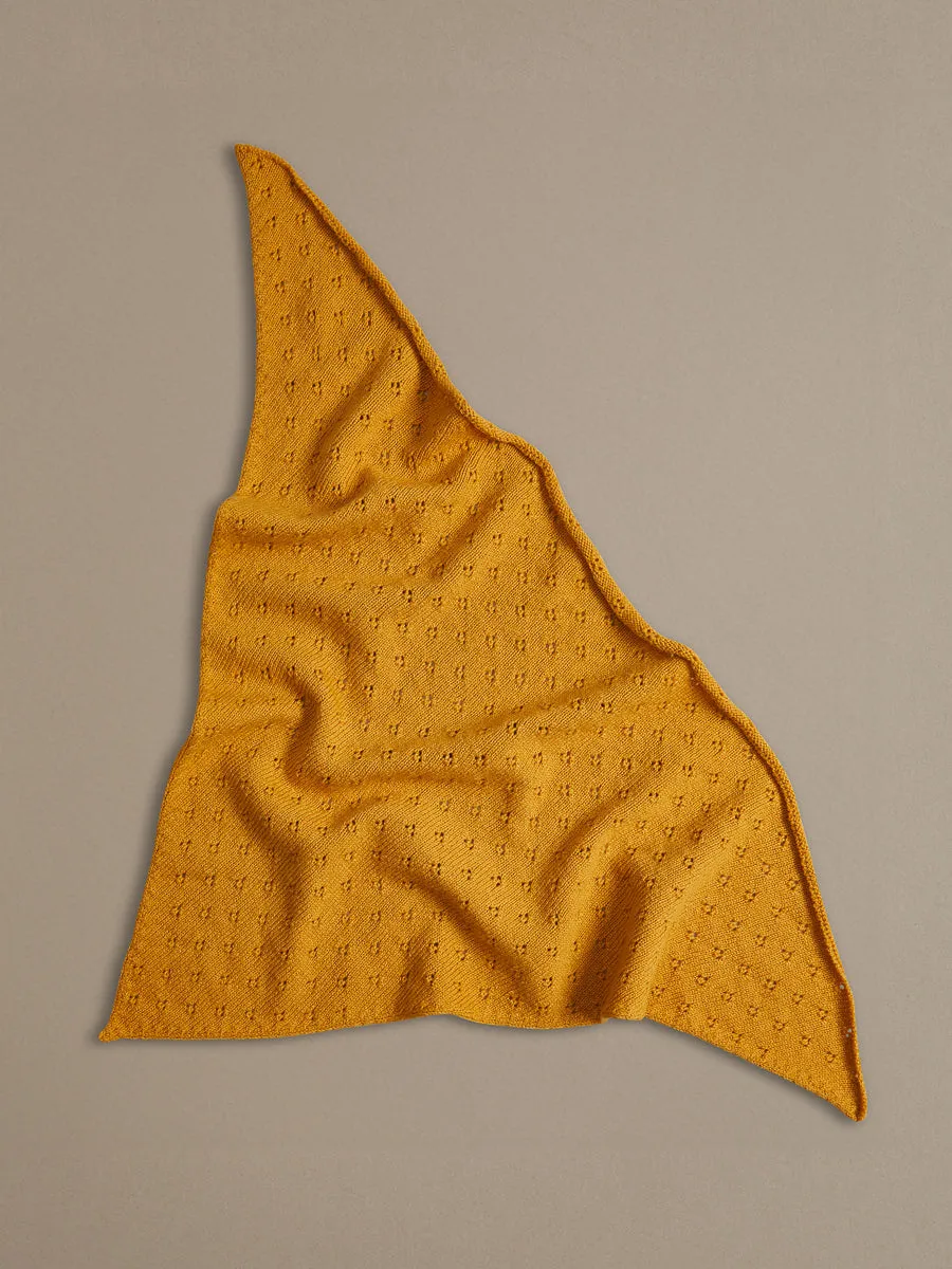 Pointelle Neckerchief | Yellow