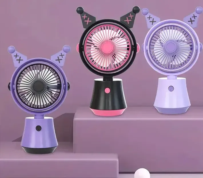 Rechargeable Kuromi Fashion Cartoon Fan