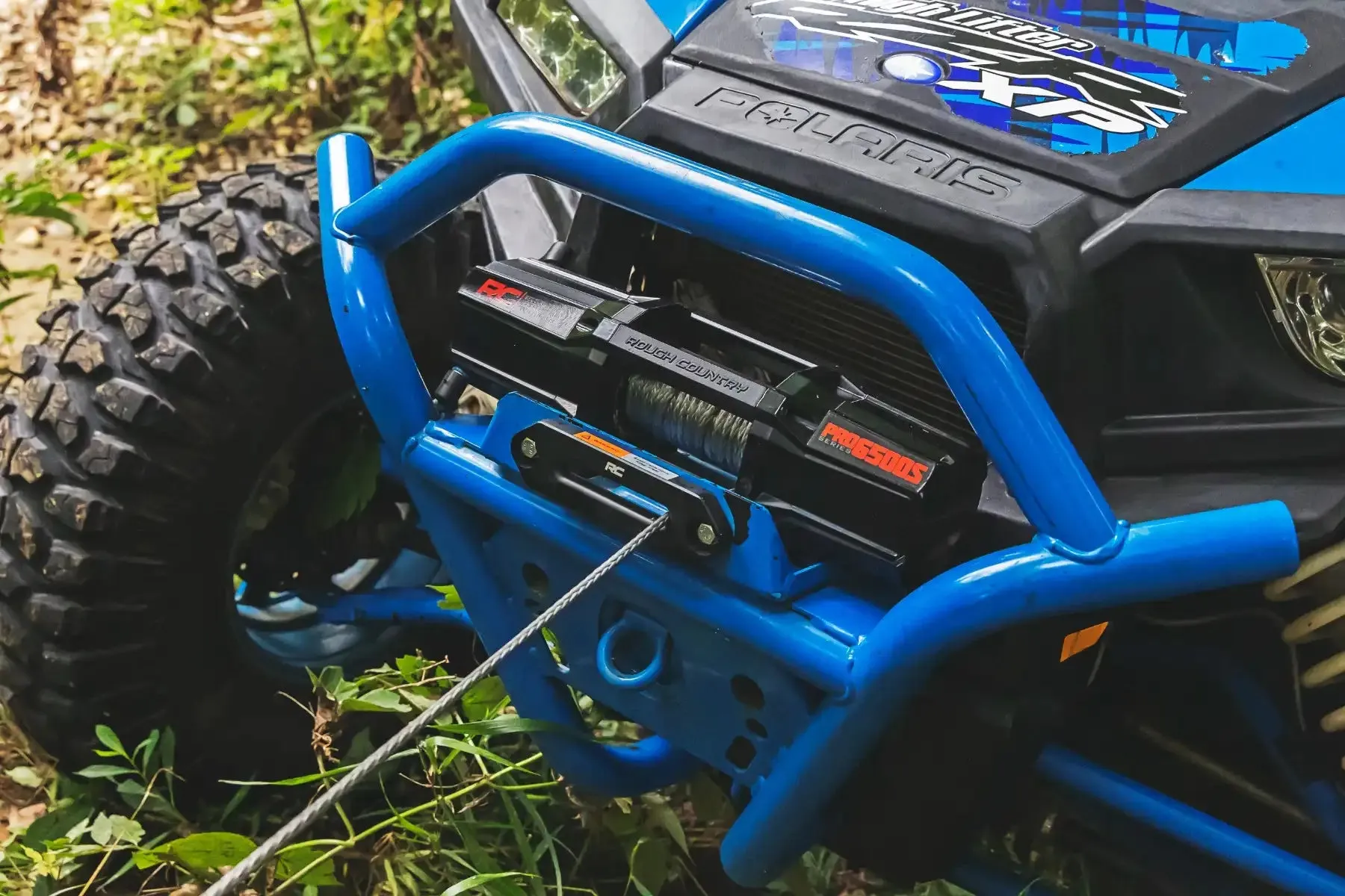 Rough Country 6500-LB Winch UTV | Synthetic Rope RS6500S