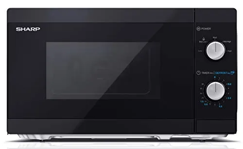 SHARP YC-MS01U-B Compact 20 Litre 800W Manual control Microwave (New)