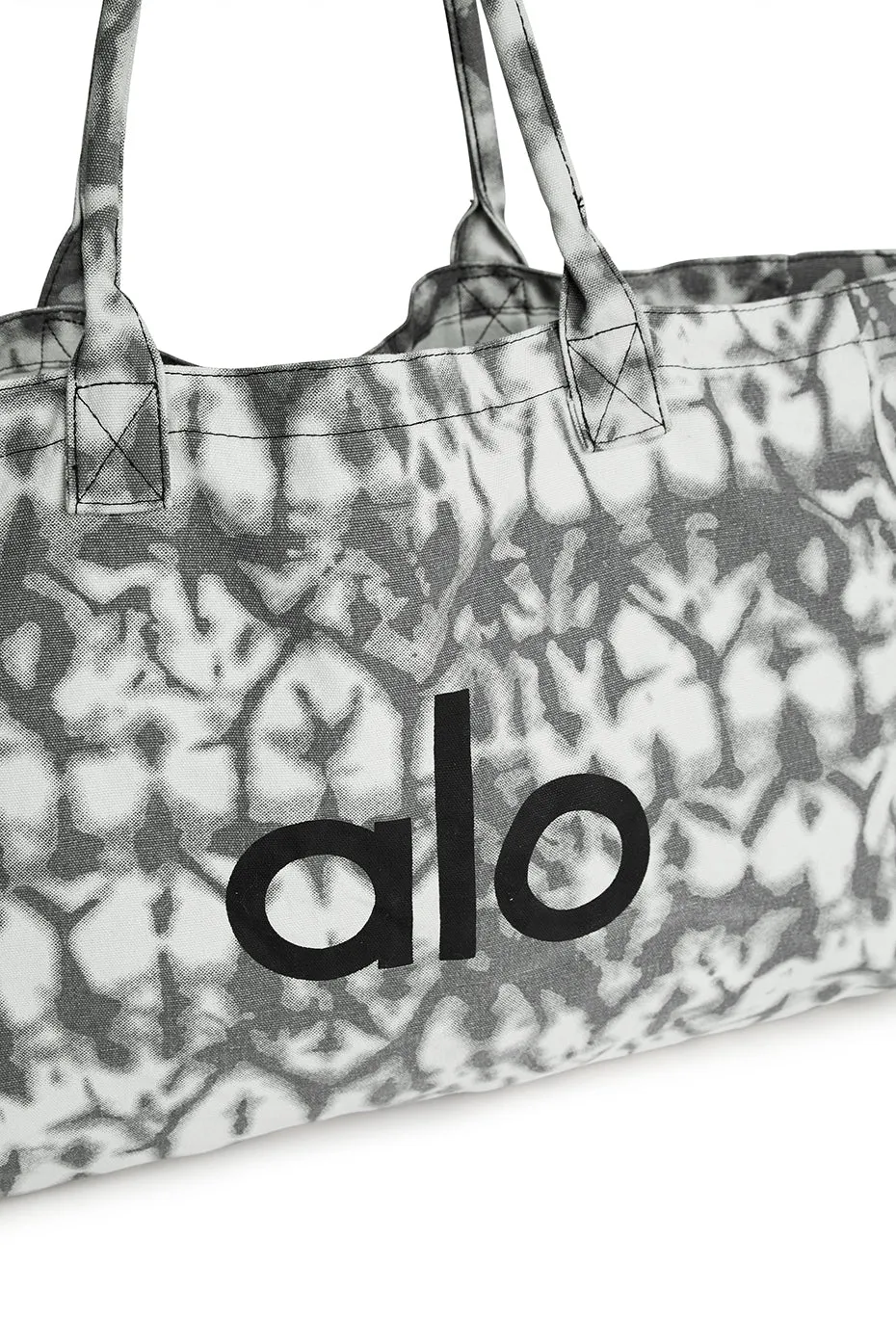 Shopper Tote - Grey Tiedye