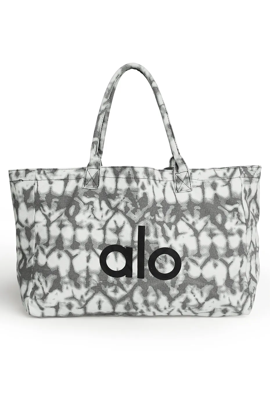 Shopper Tote - Grey Tiedye