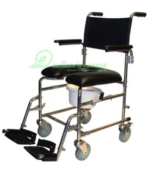 Shower Commode Chair With Casters