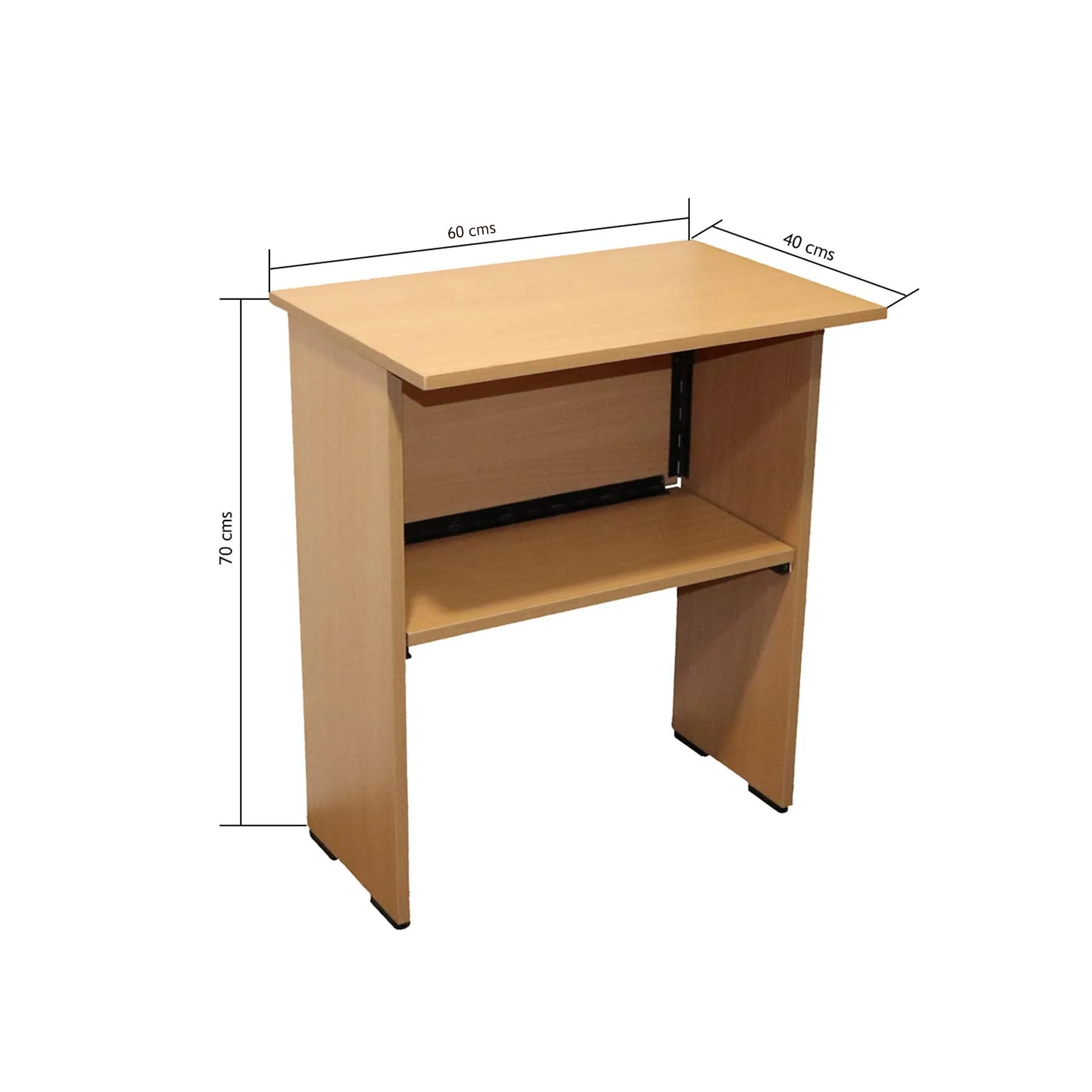 Spacecrafts® Modern Desk Work from Home Table, Home Office Computer Table, Kids Study Desk Office Table, Wood Table (Beige)